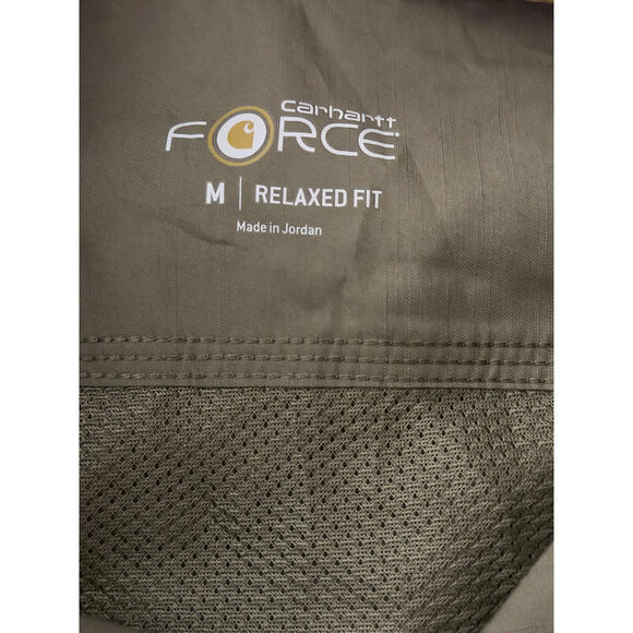 Carhartt Force Men's Relaxed Fit Casual Shirt Salt Lake County Patch Size M - Picture 3 of 6